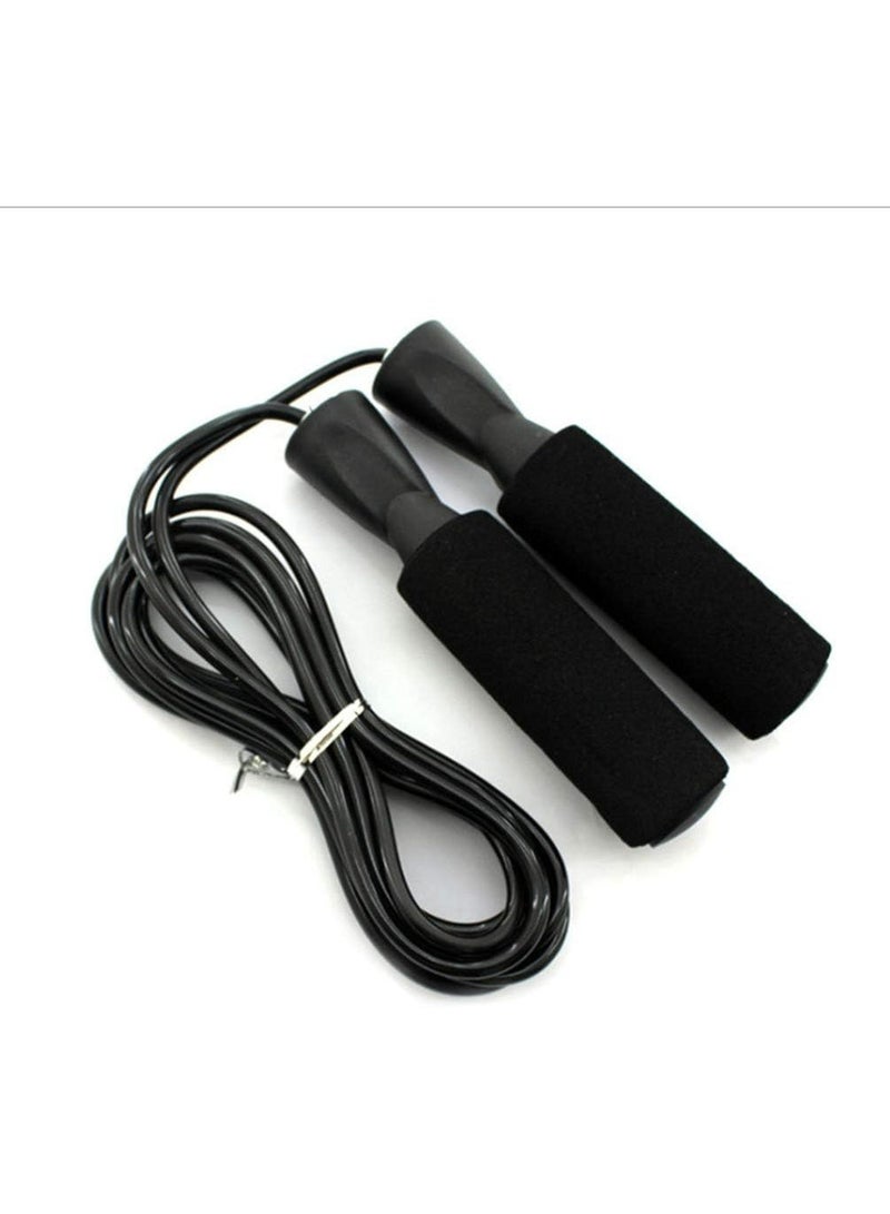 حبل قفز رياضي احترافي بمقابض فوم مريحة ومحامل كروية (رولمان بلي) لسرعة فائقة - قابل للتعديل ومناسب لتمارين الكارديو واللياقة البدنية وحرق الدهون للرجال والنساء - متعدد الألوان - Image 4